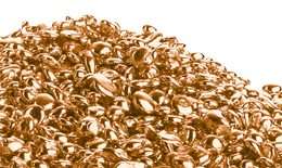                                                                        Rose gold grain used for casting