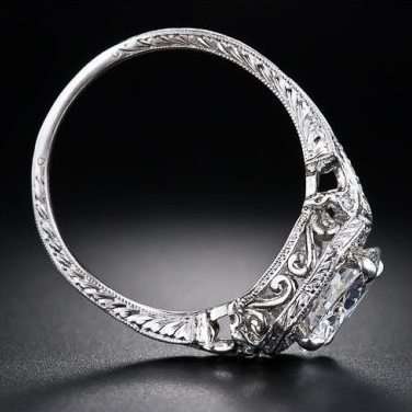 Diamond Edwardian style engagement ring