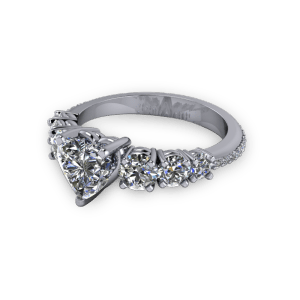 Beautiful multistone diamond ring