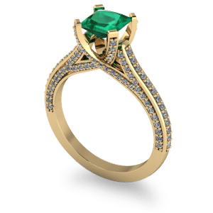 Diamond-encrusted-engagement-ring