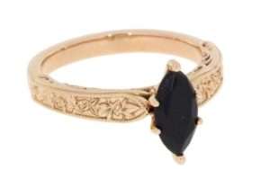 Vintage inspired Rose Gold Filigree Engagement Ring - Portfolio