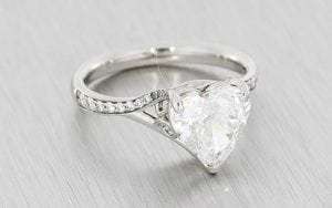Heart Shaped Diamond Ring - Portfolio