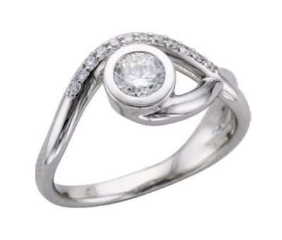 Get the Look: Bezel Set Engagement Rings